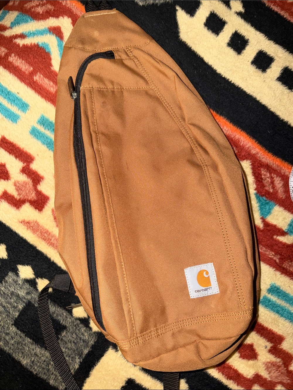 Carhartt Brown/Tan Canvas Belt Bag